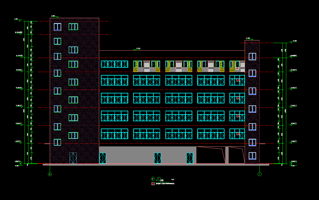 6层4685平某公司2号宿舍楼