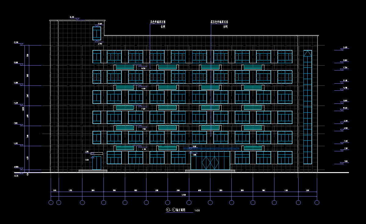 6层4654平某公司宿舍楼