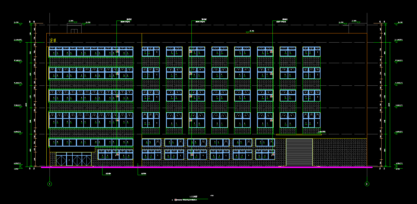 5层8719平某公司厂房一