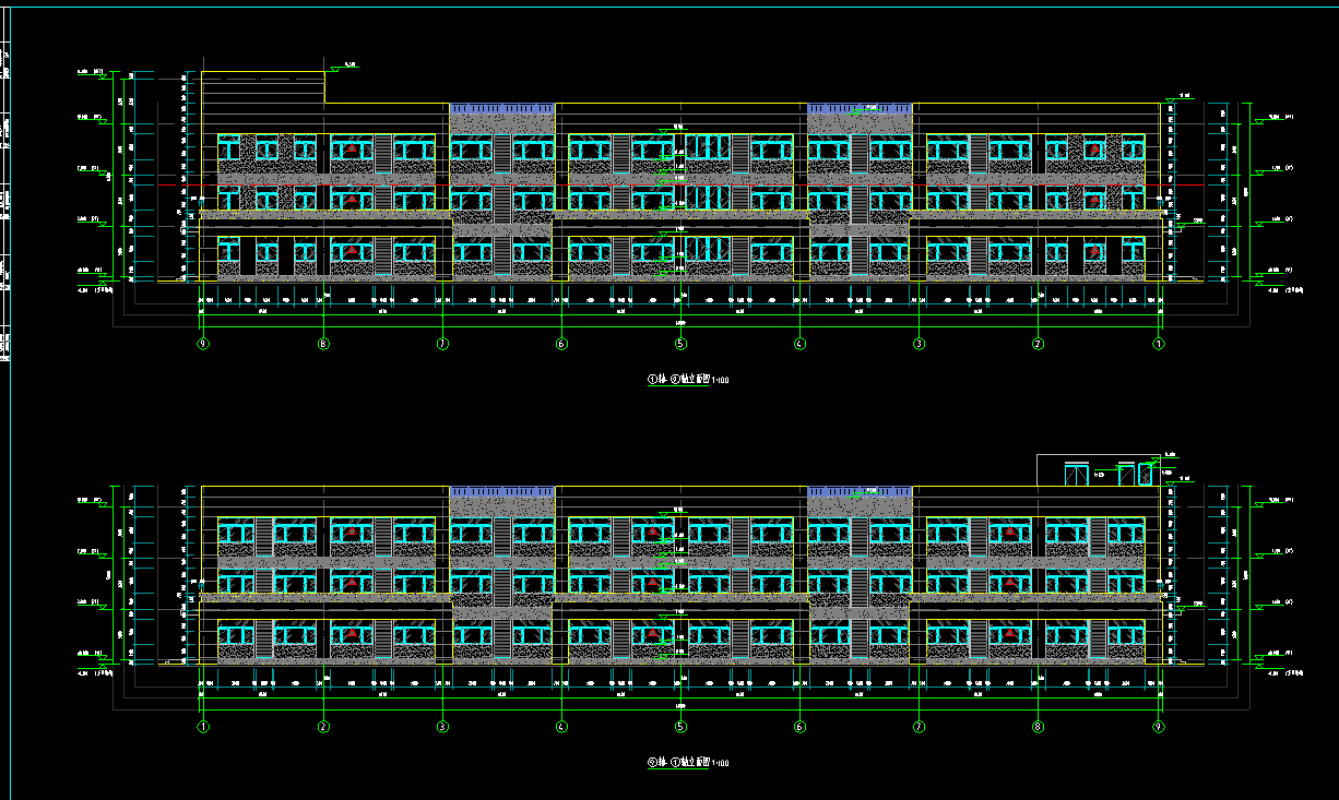 3层4376.36平-某公司宿舍楼B