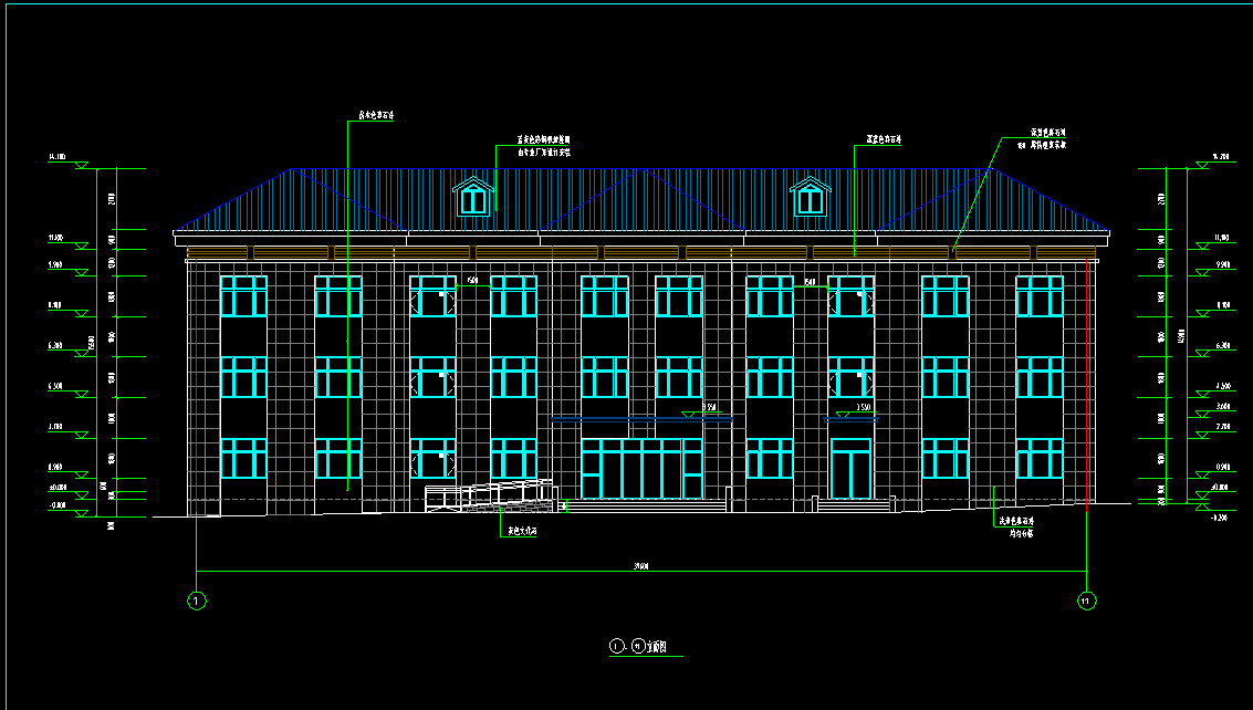 3层1669平-某公司综合办公楼