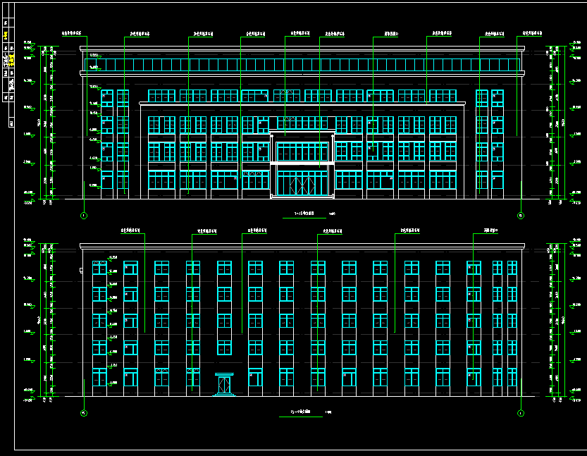 6层3393平-某公司公司办公楼