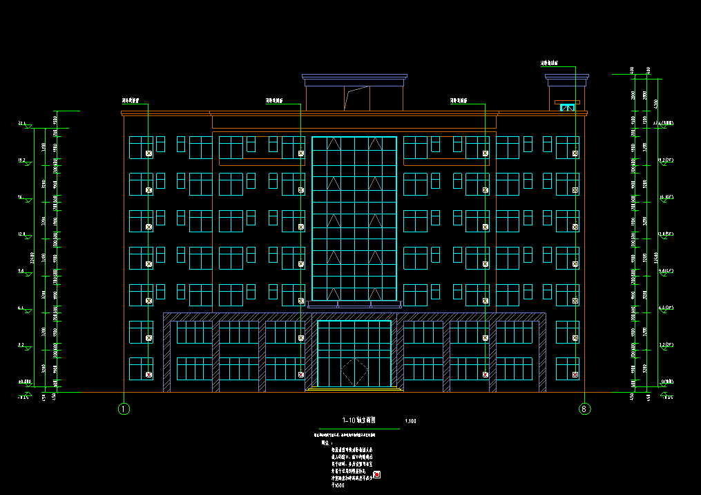 8层4284平-某公司综合楼