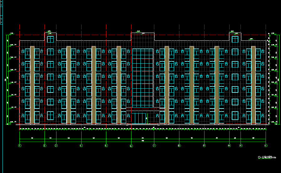 6层4162平-某公司宿舍楼
