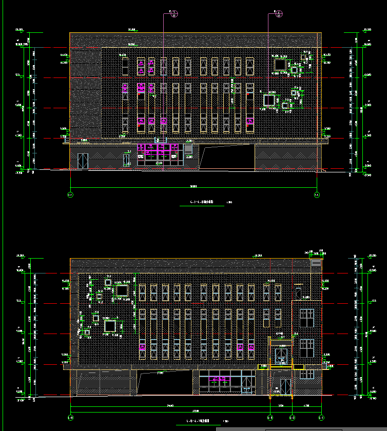 4层5895平-某学校4#风雨操场兼教师食堂