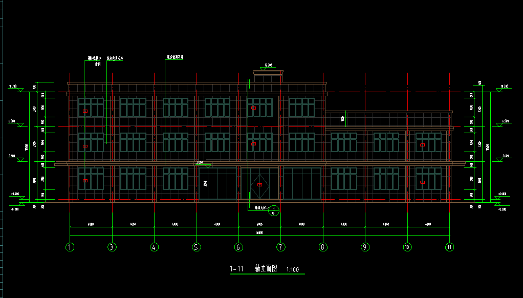 4层1666平-某公司办公楼