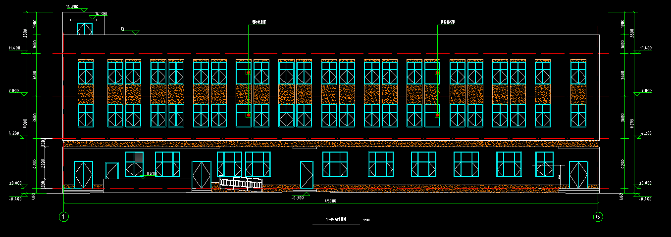 3层1196平-某公司2#宿舍楼