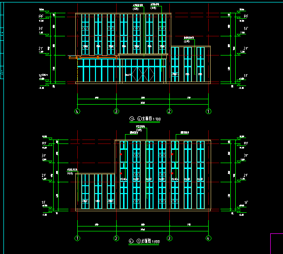 3层598平-某公司4#办公楼