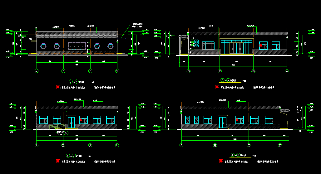 1层396平-某发电厂食堂