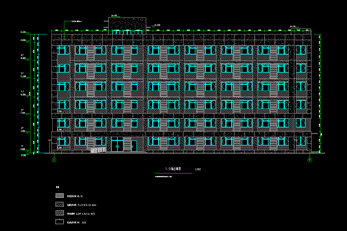 7层5616平-某中学宿舍楼