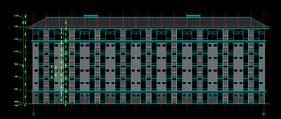 6层6794平-某学校宿舍楼A栋