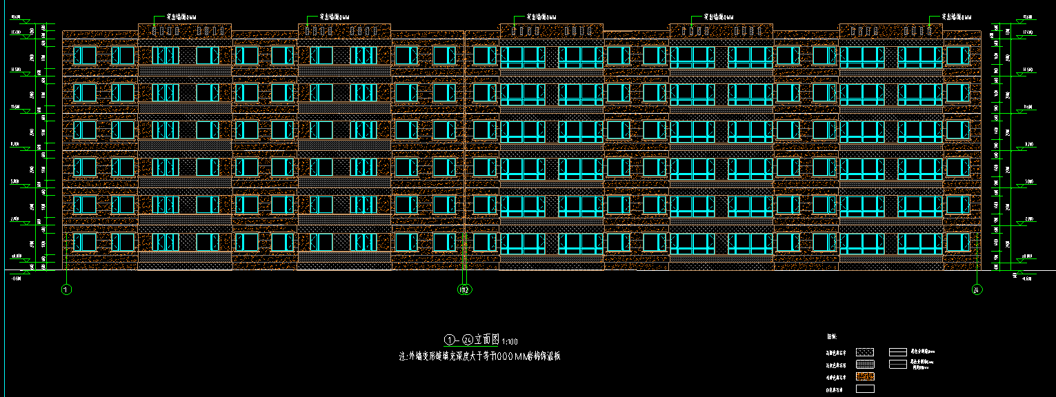 6层6387平-某地幸福家园小区4#