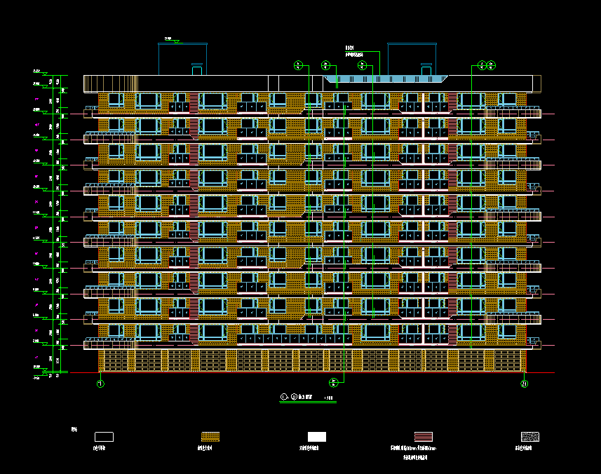 11层6336平-某地蓝色康桥住宅