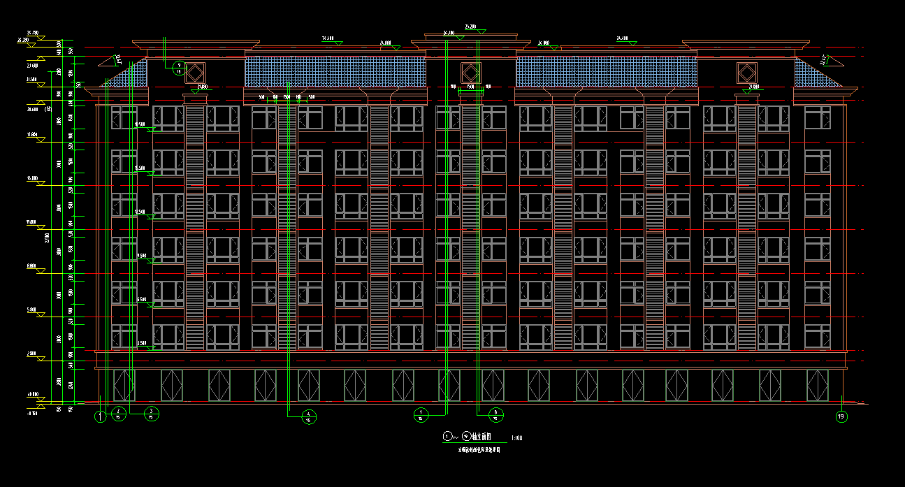 7层4237平-某地新村4#住宅