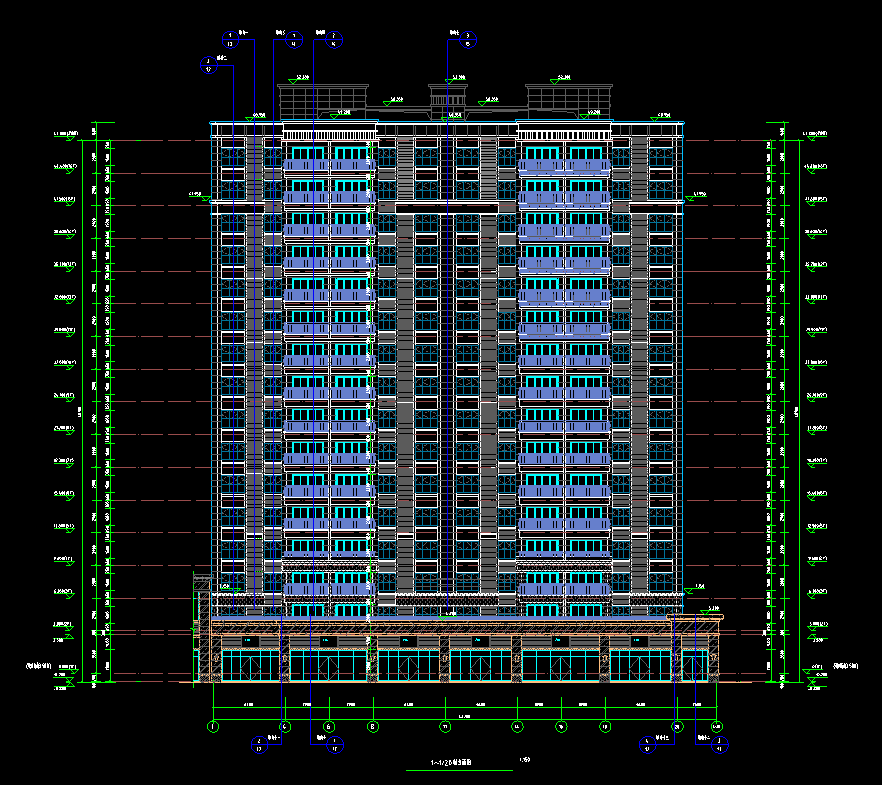 16层6845平-某地2#楼 住宅楼