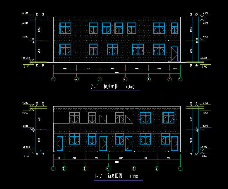 2层241平 某检测楼