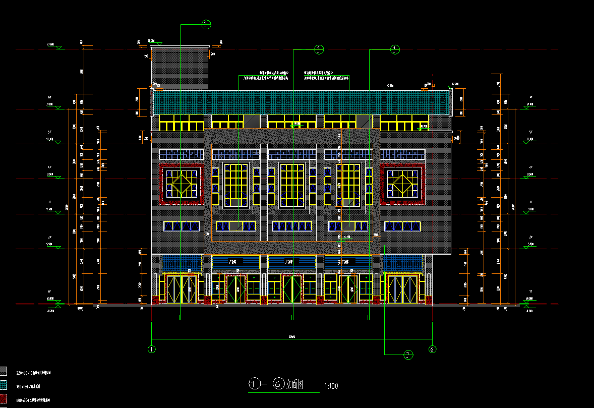 6层2920平-某村文化办公楼工程