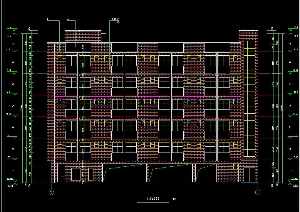 6层2679平-某中学新建学生宿舍楼