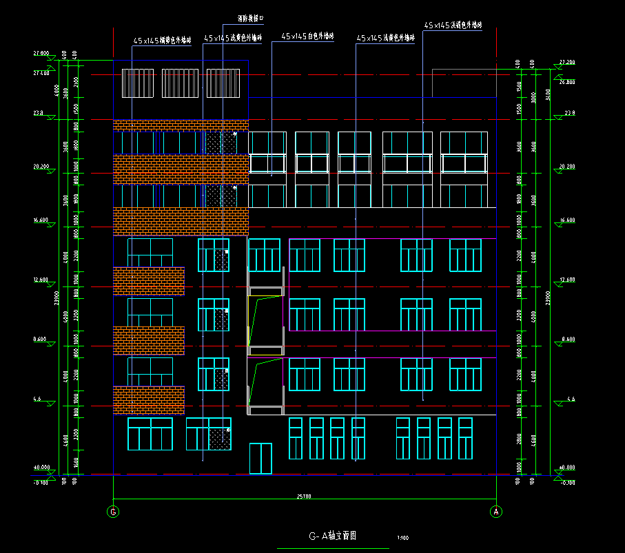 7层3510平-某小学综合楼