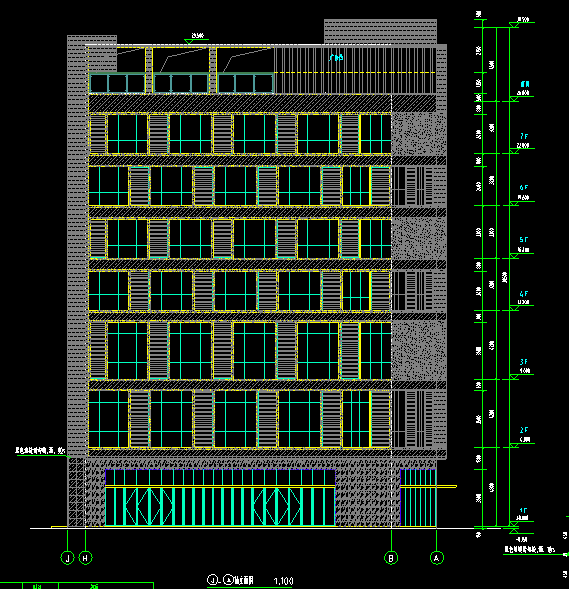 7层3051平-某园区研发办公楼