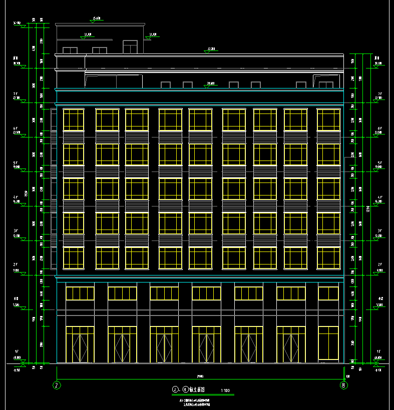 7层4980平-某公司综合楼