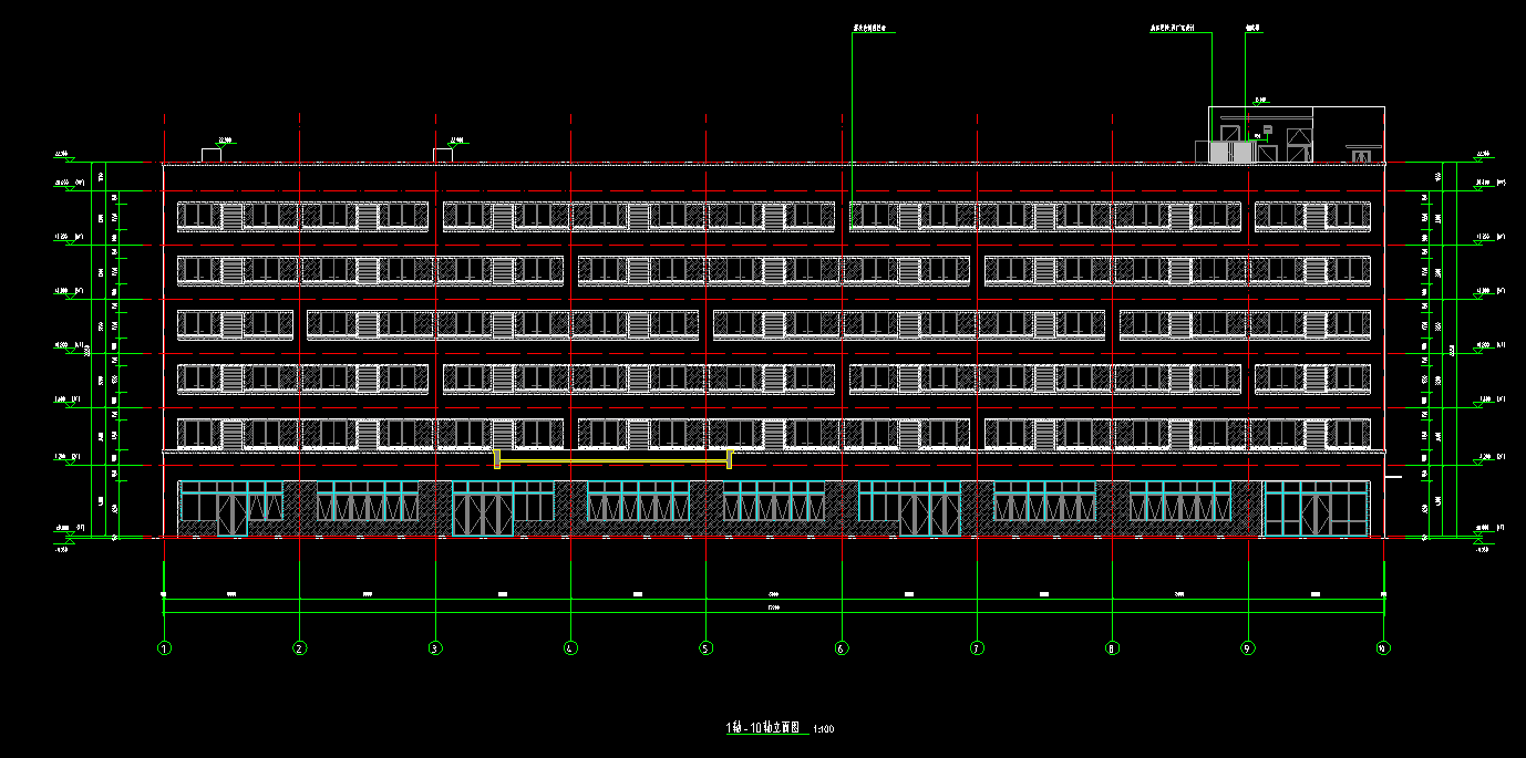 6层9345平方-某公司4#宿舍楼
