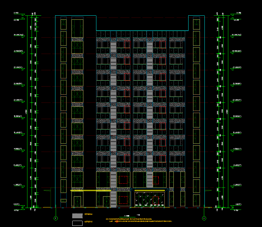 11层6619平-某公司2#宿舍楼