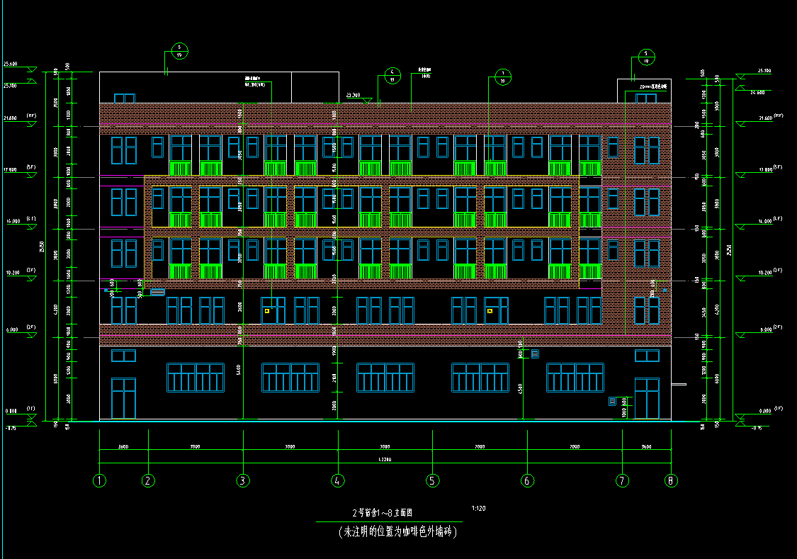 6层5479平-某学校2号宿舍