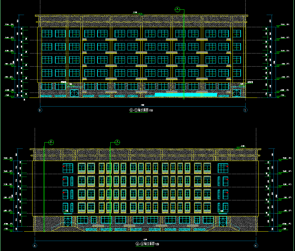 6层12410平-某地新校区教学楼