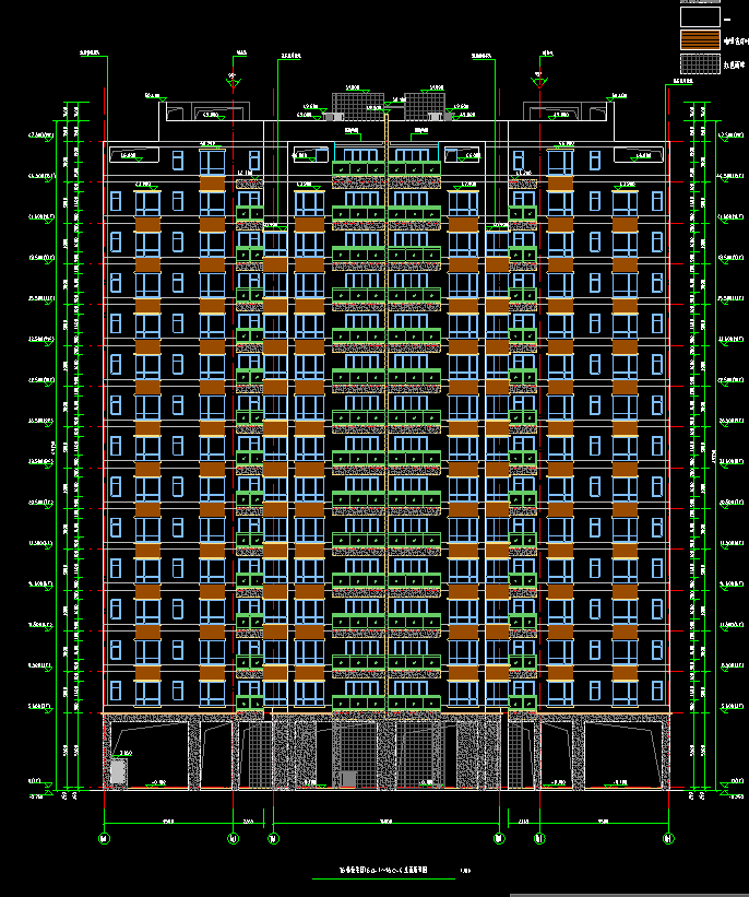 16层10255平-某花园16栋住宅楼