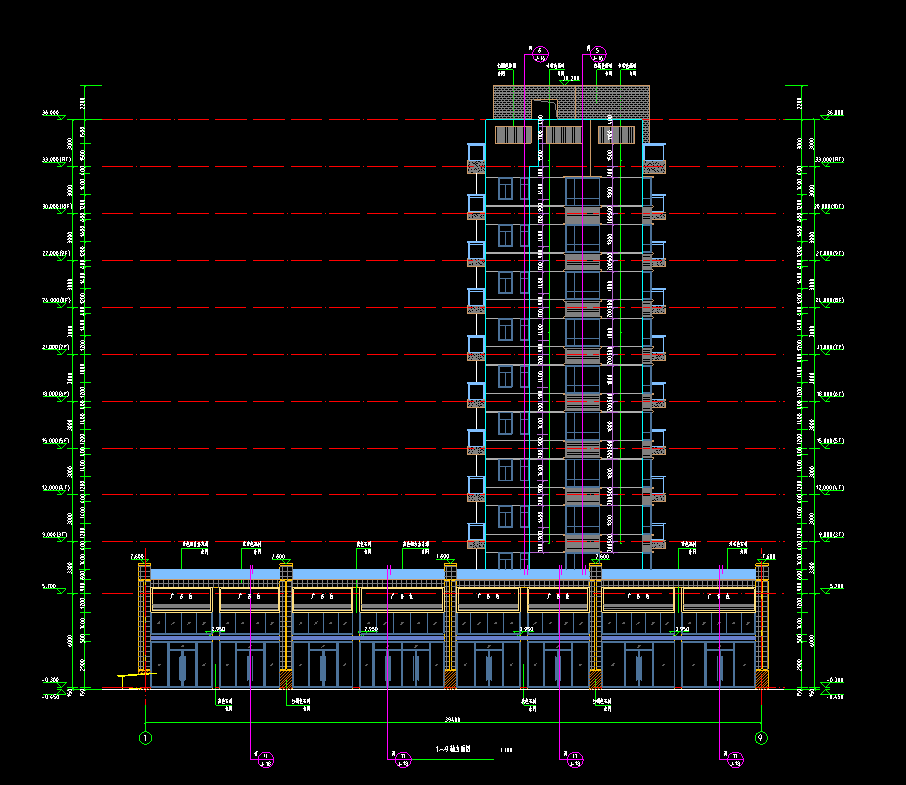 10层2404平-某花园17栋商业住宅楼