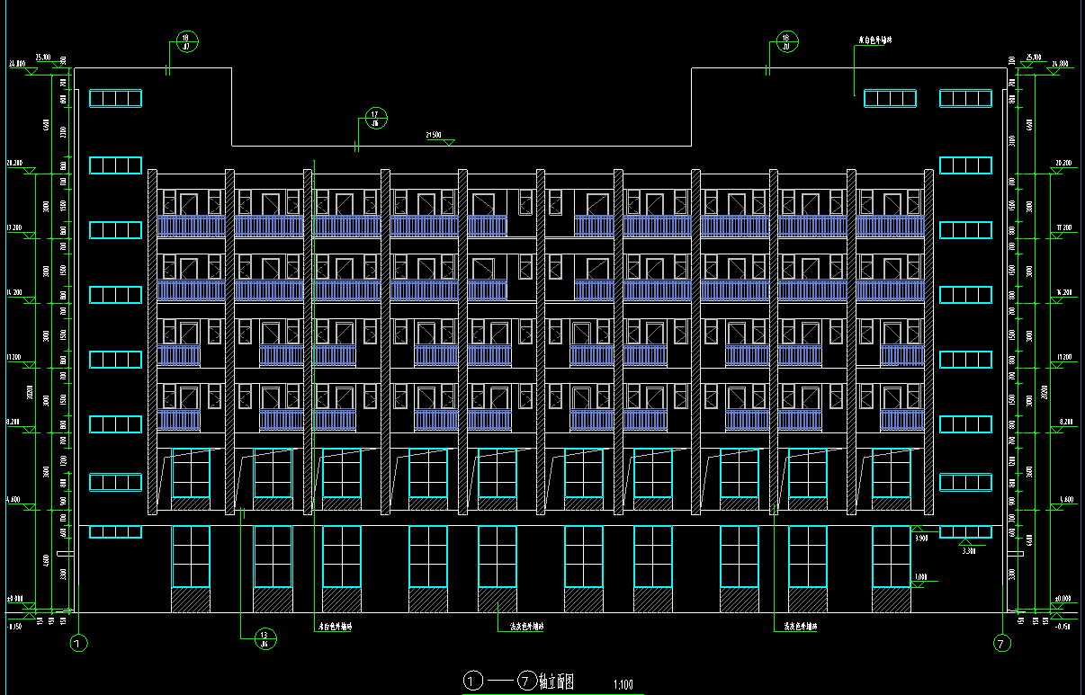6层3722平-某公司宿舍楼
