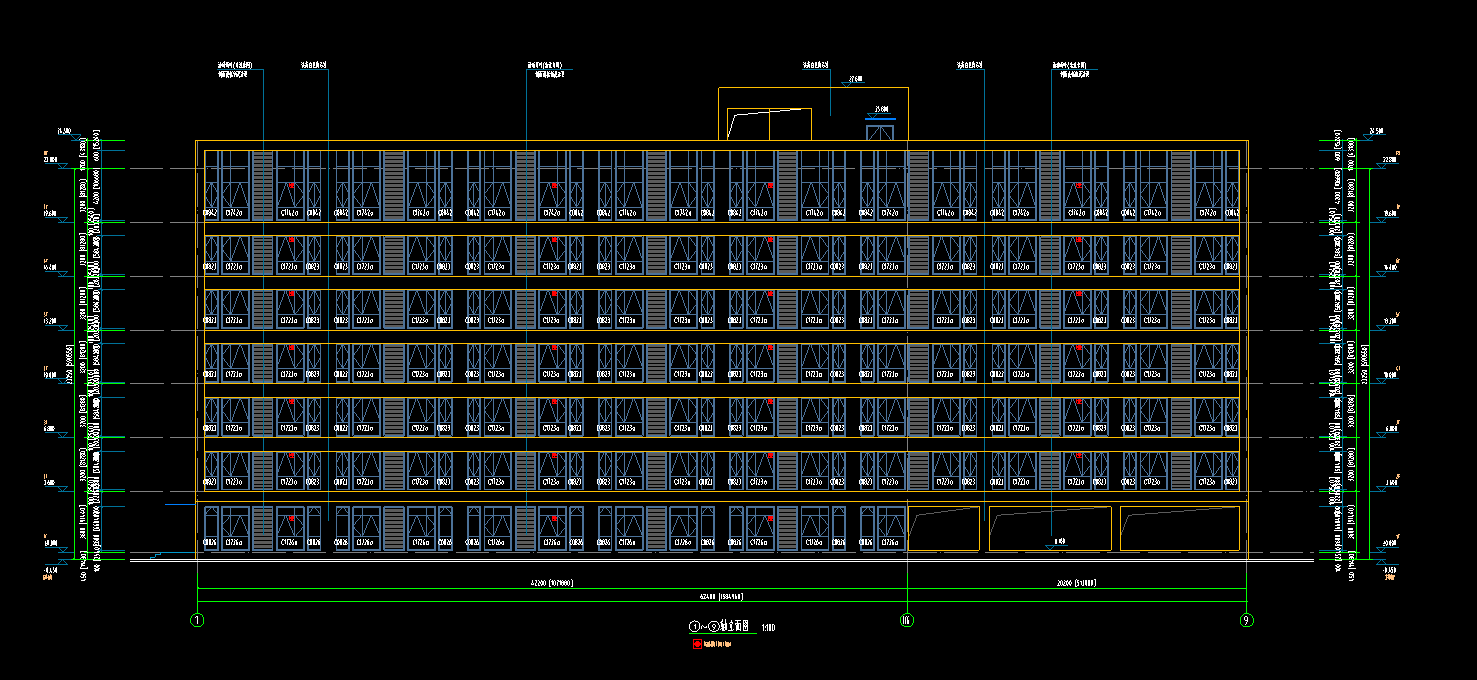 7层7707平-某项目-1#倒班宿舍