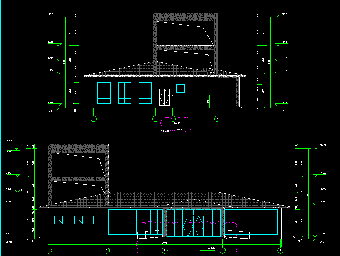 1层590平-某镇服务展示中心