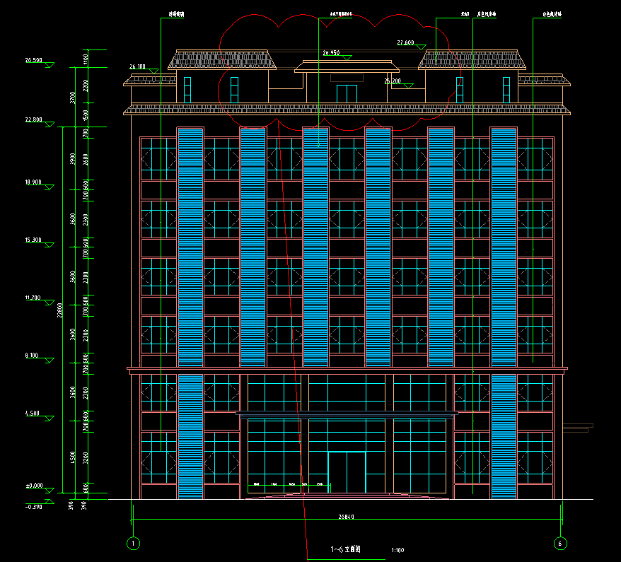 7层3631平-某地住宅楼