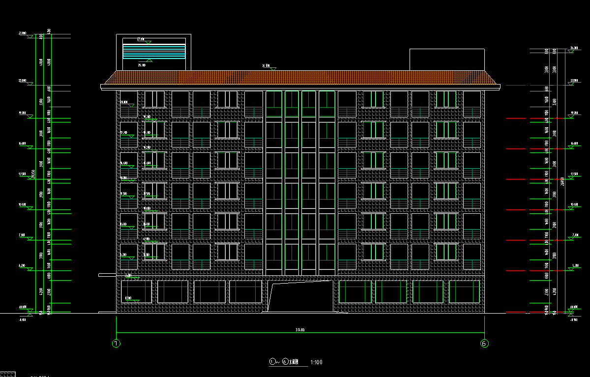 7层10401平-某地敬老院
