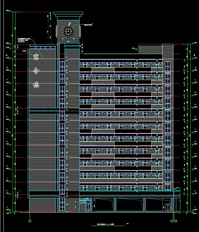 12层5959平-某中学1#女生宿舍楼