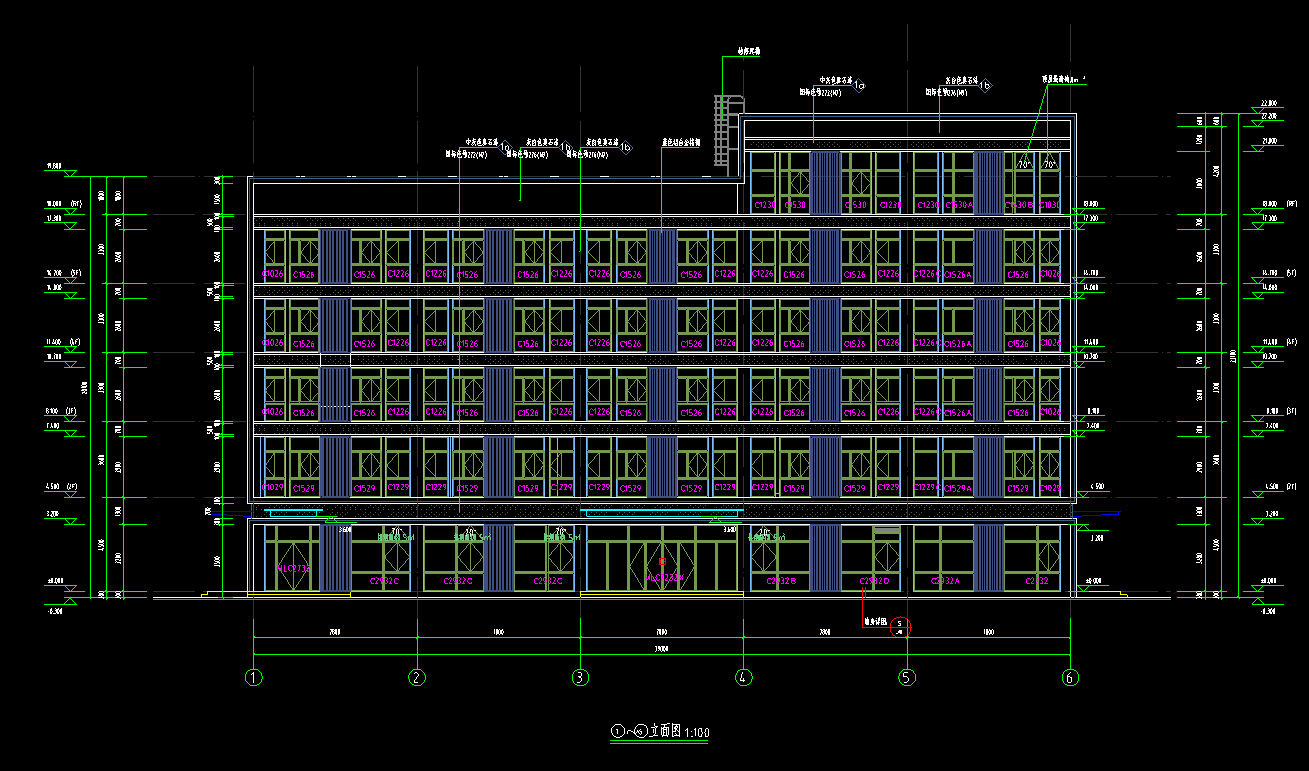 5层3682平-某公司倒班综合宿舍楼
