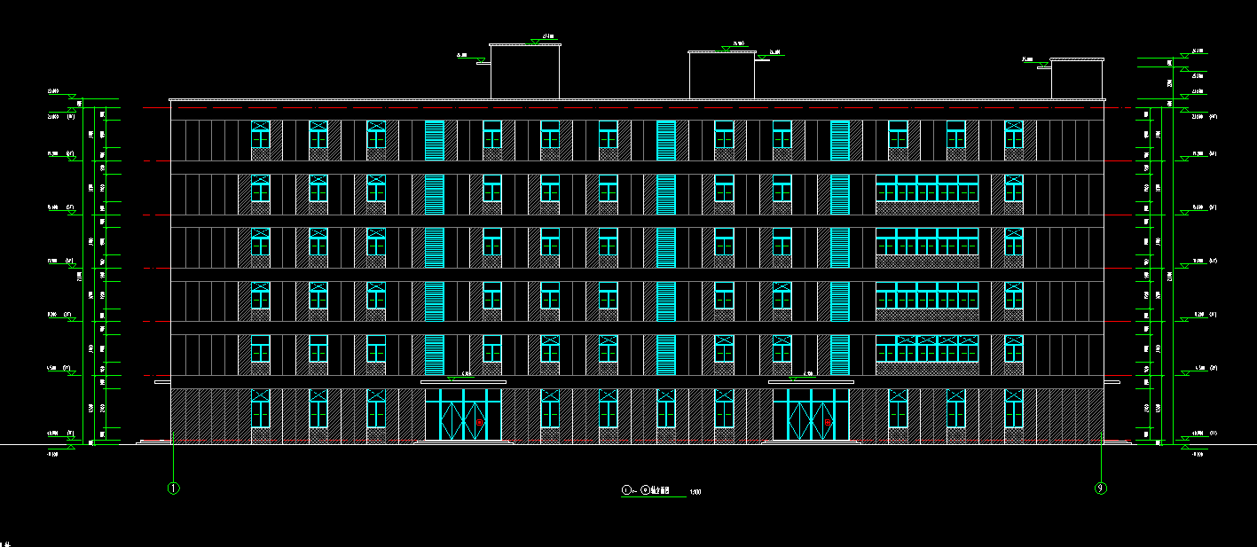 6层7242.72平方-某产业园18#办公楼