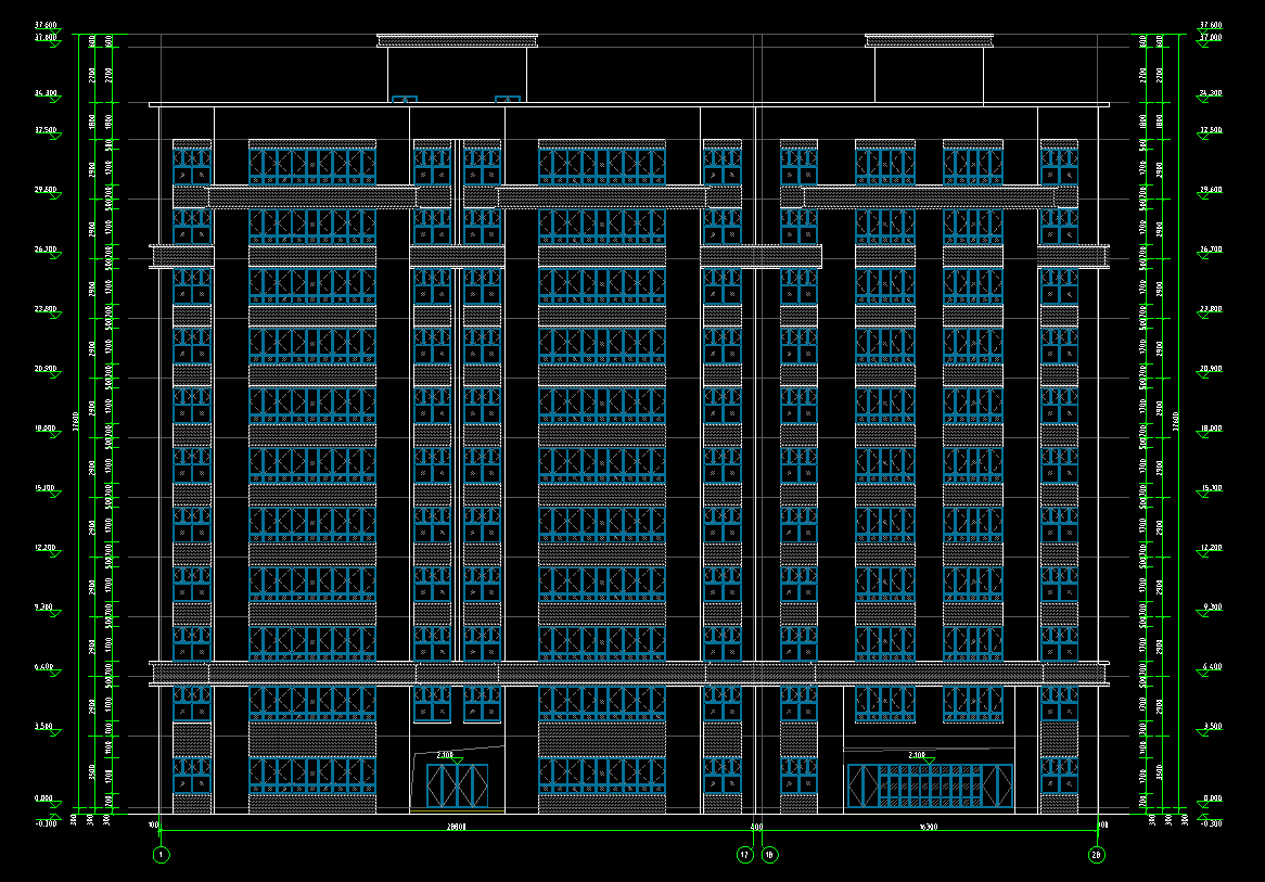 12层5352.47平方-安置房1#楼