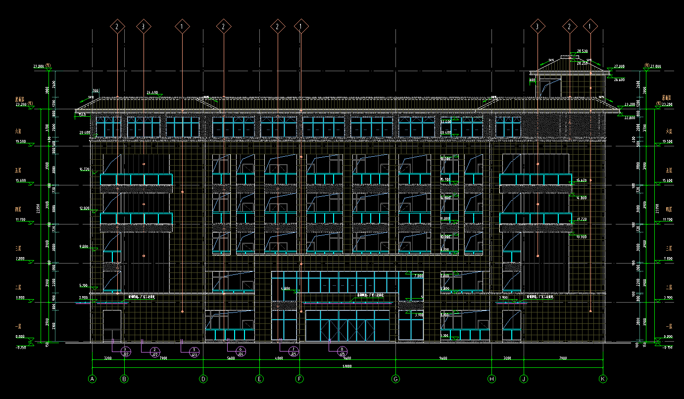 6层6584平方-某市第一高级中学