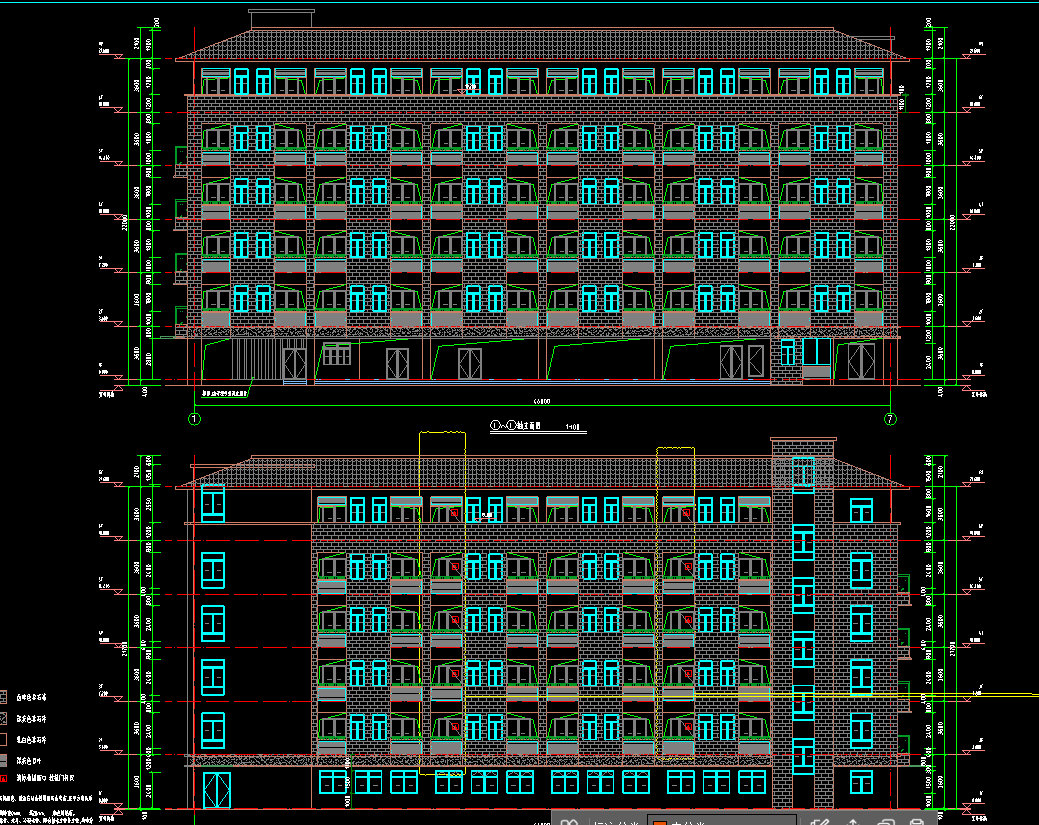 6层4483平-某县新一中8#宿舍楼