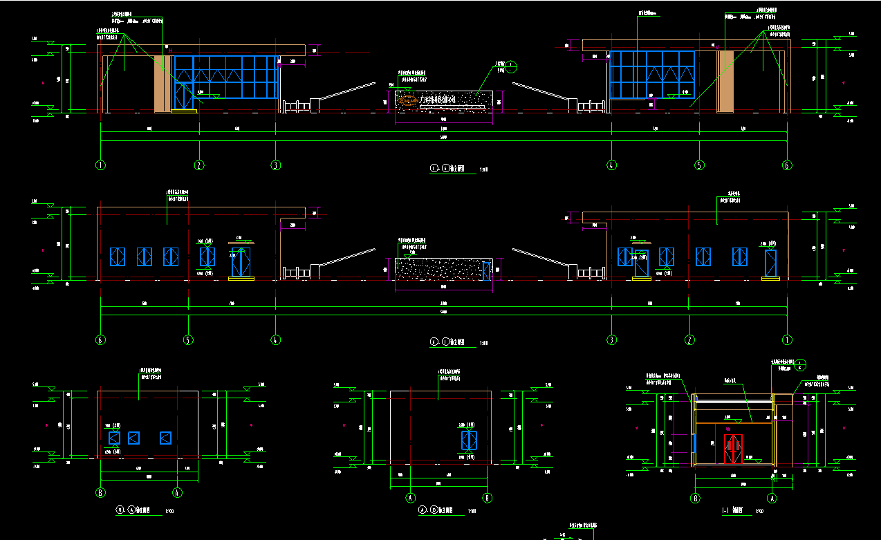 1层105平方-某生产基地门房