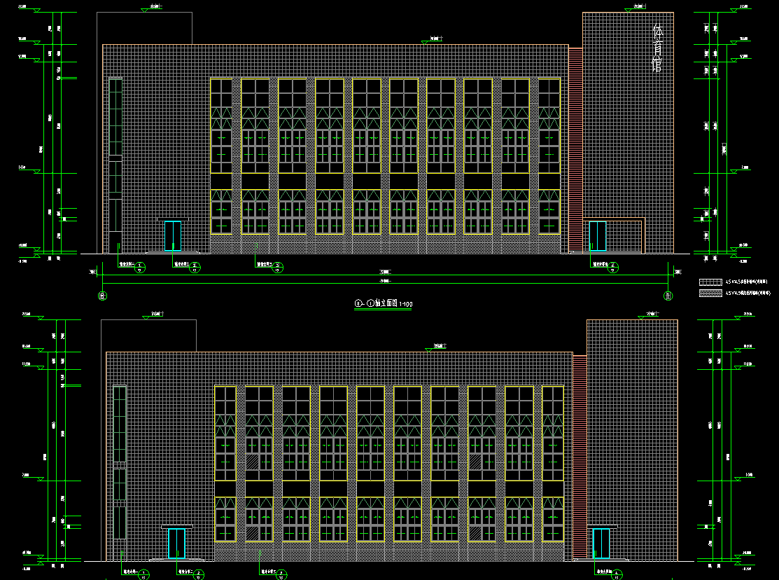 2层3470平方-某镇第二中学体育馆