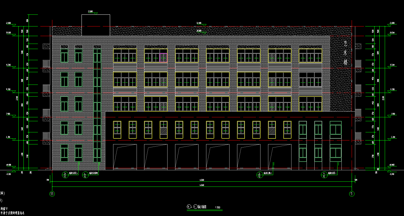 5层2512平方-某镇第二中学艺术楼