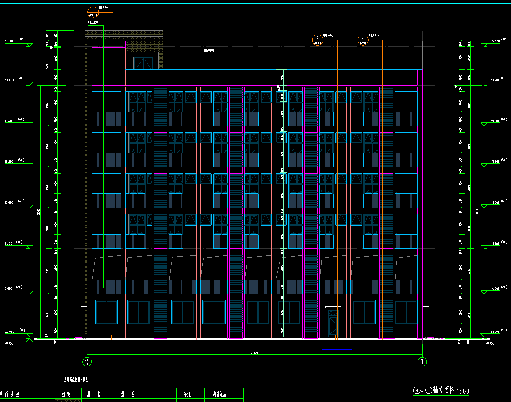 6层2734平方-某初级中学新建学生宿舍楼
