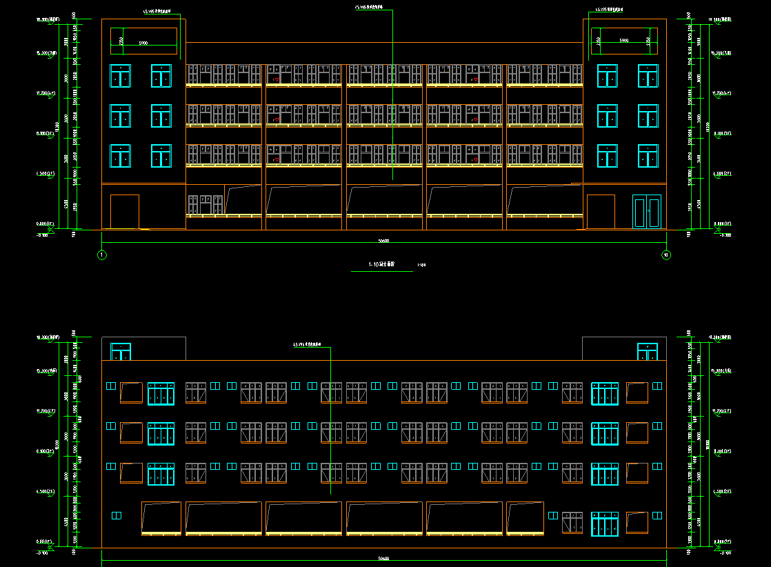 4层2436平-某中学学生宿舍楼