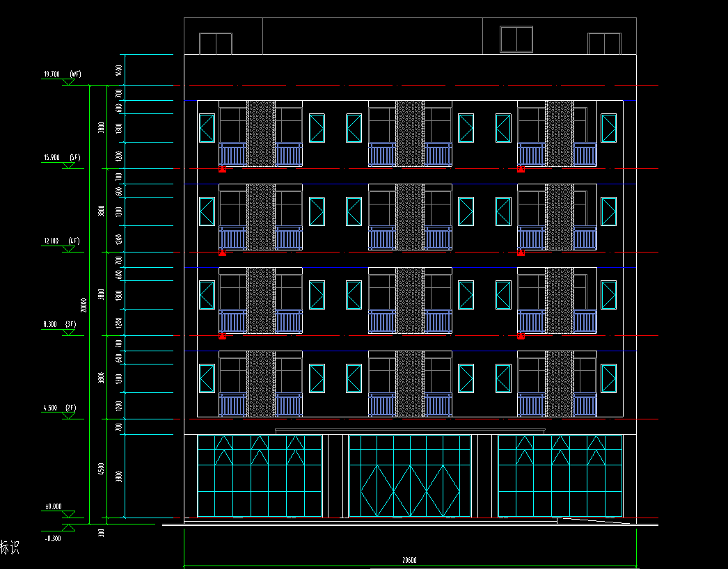 6层1920-某中学宿舍