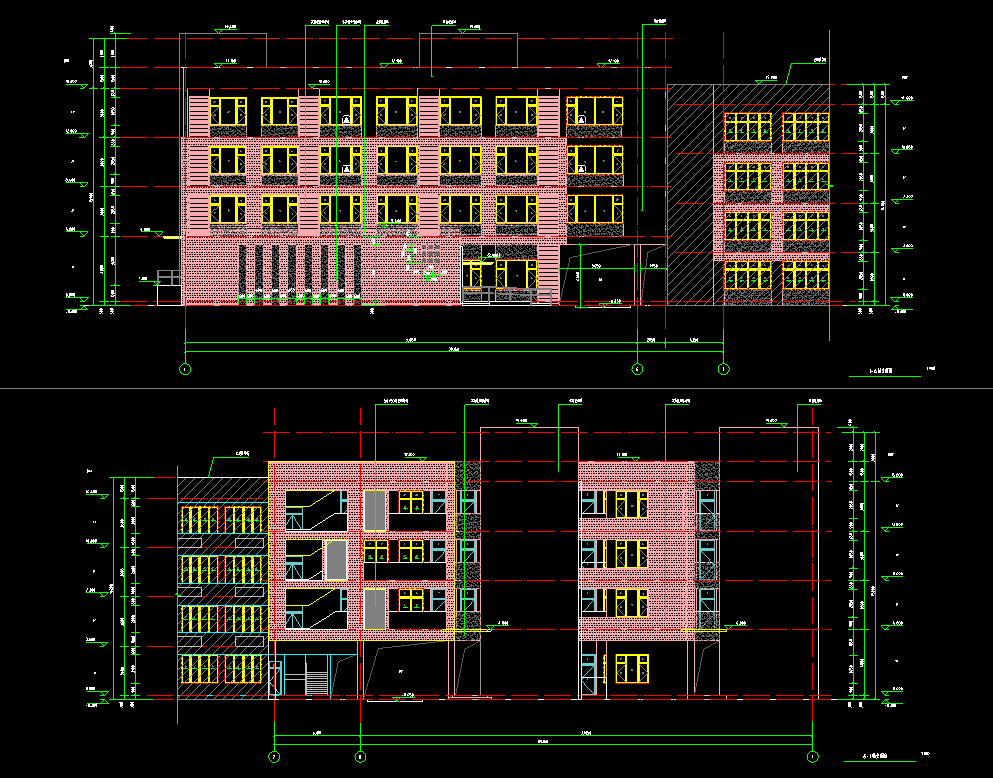 5层3241平方-某镇小学新建教学楼
