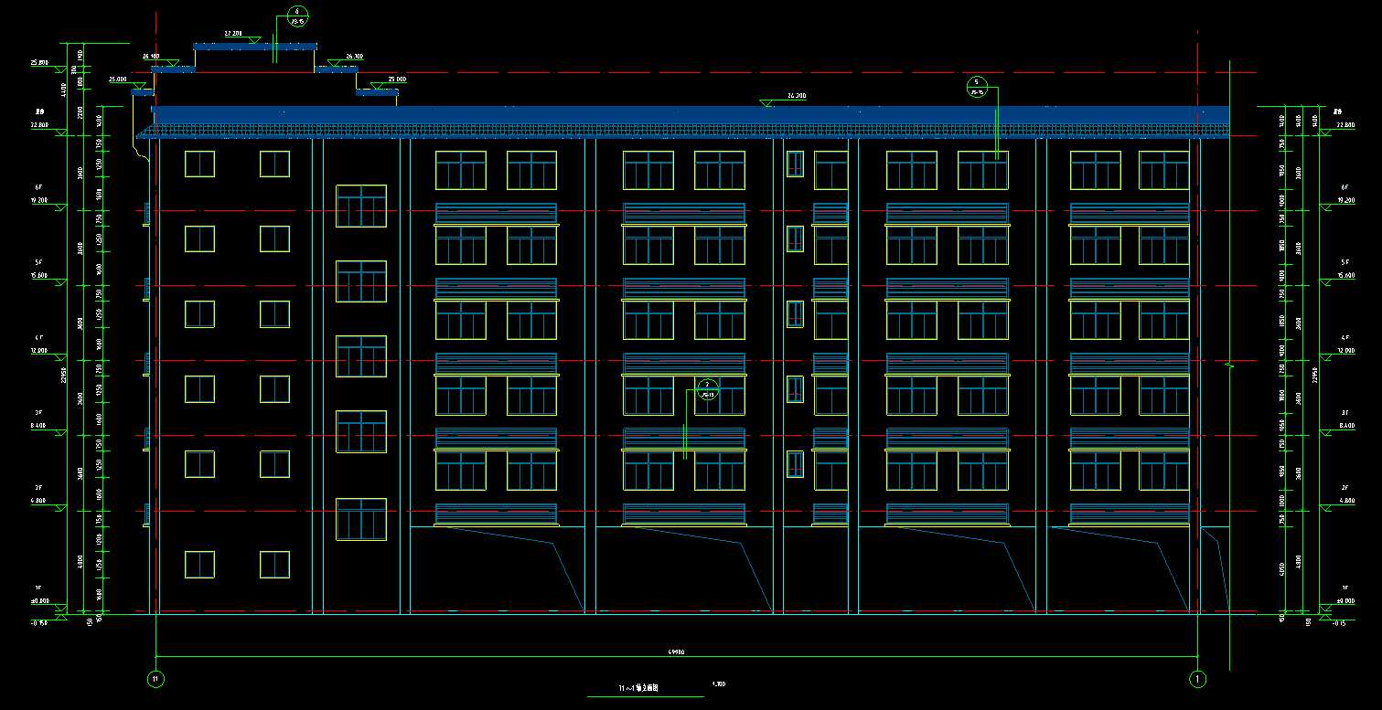 6层5972平方-某市第九小学教学楼（二期）